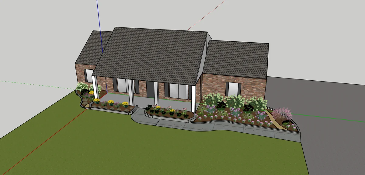 Landscape design plan example